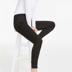 Joe Fresh black corduroy 26” waist 26” inseam skinny mid rise trouser